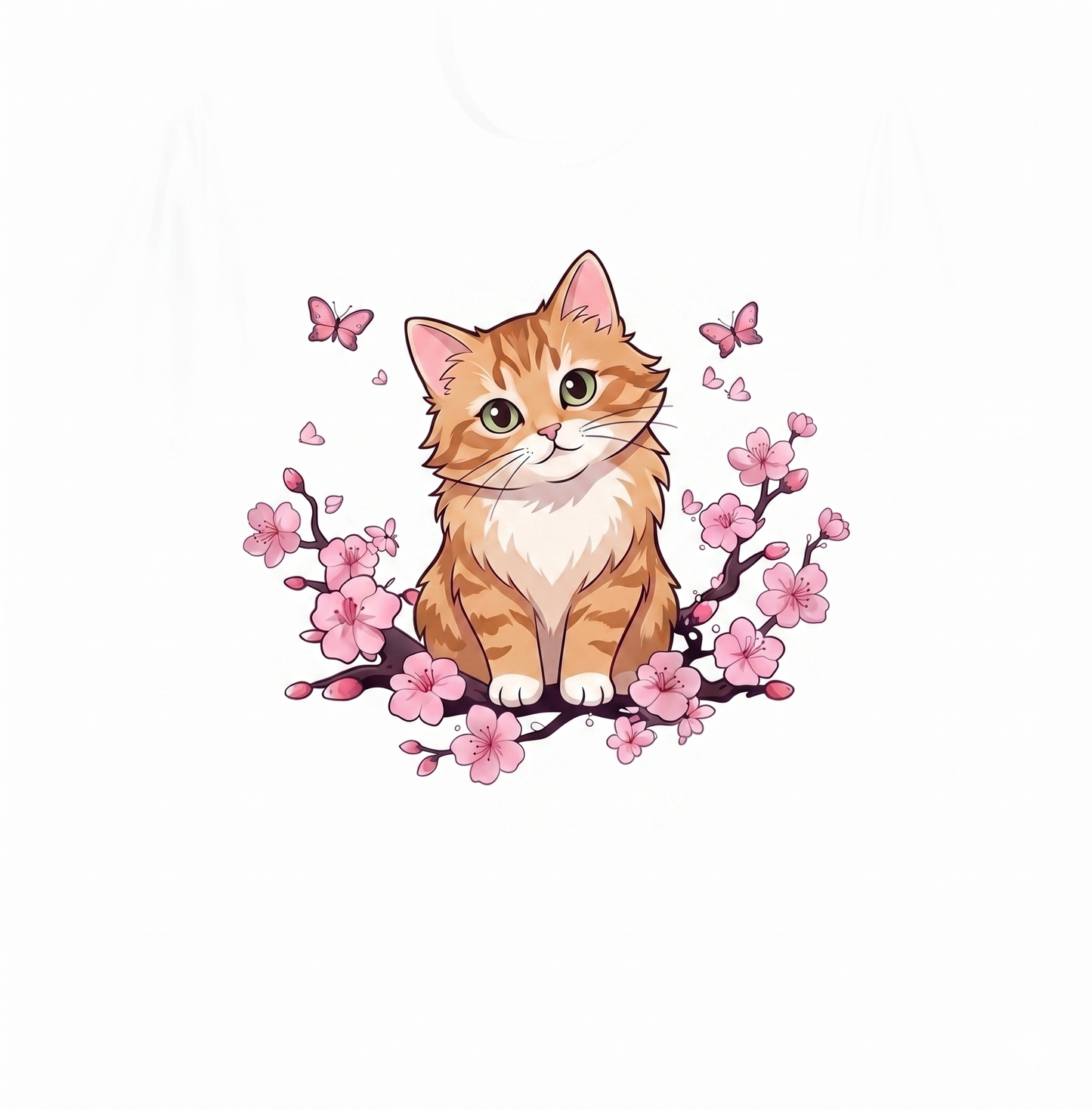 Kids! Toddler Flower Cat T-Shirt